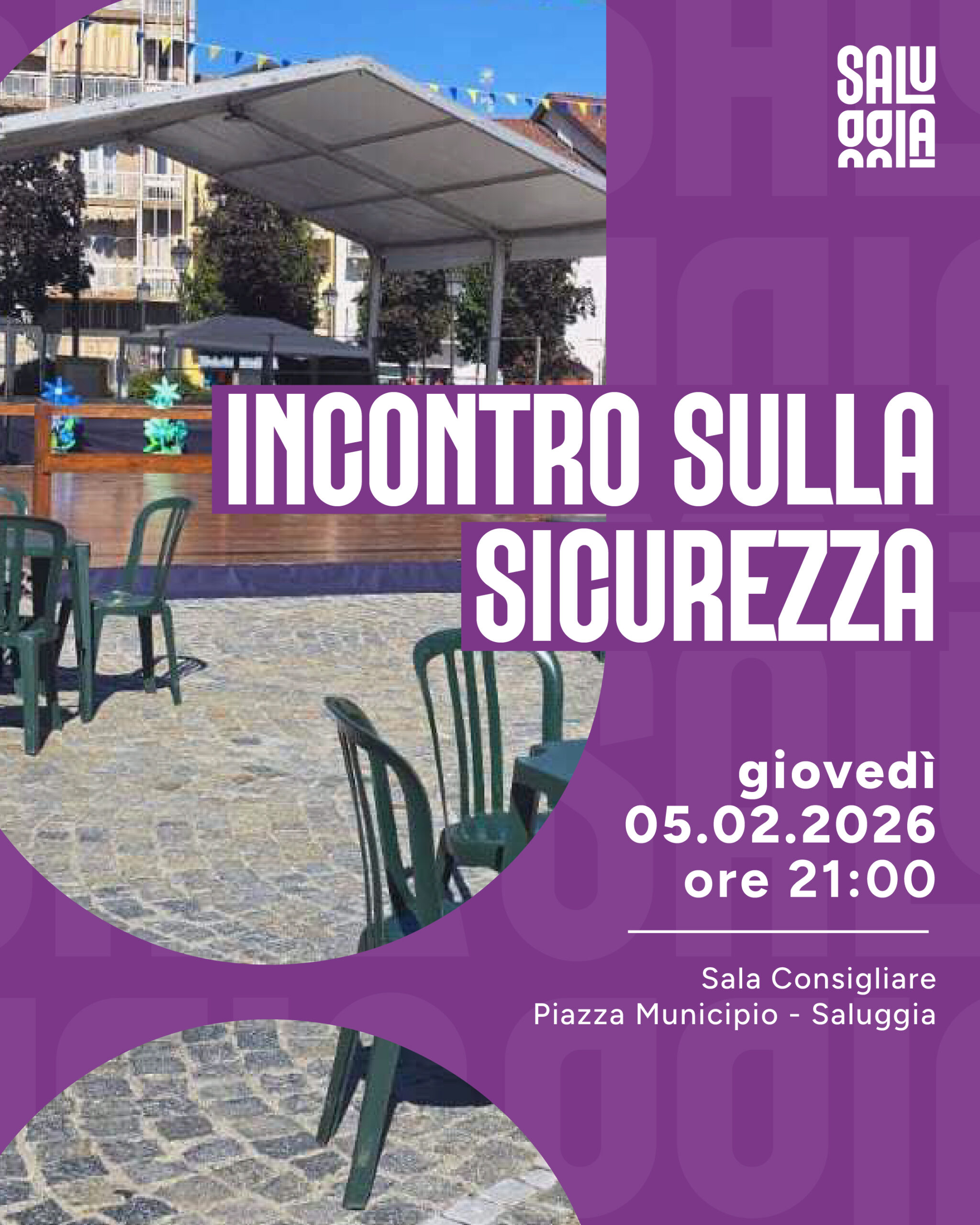 Locandina incontro sulla sicurezza